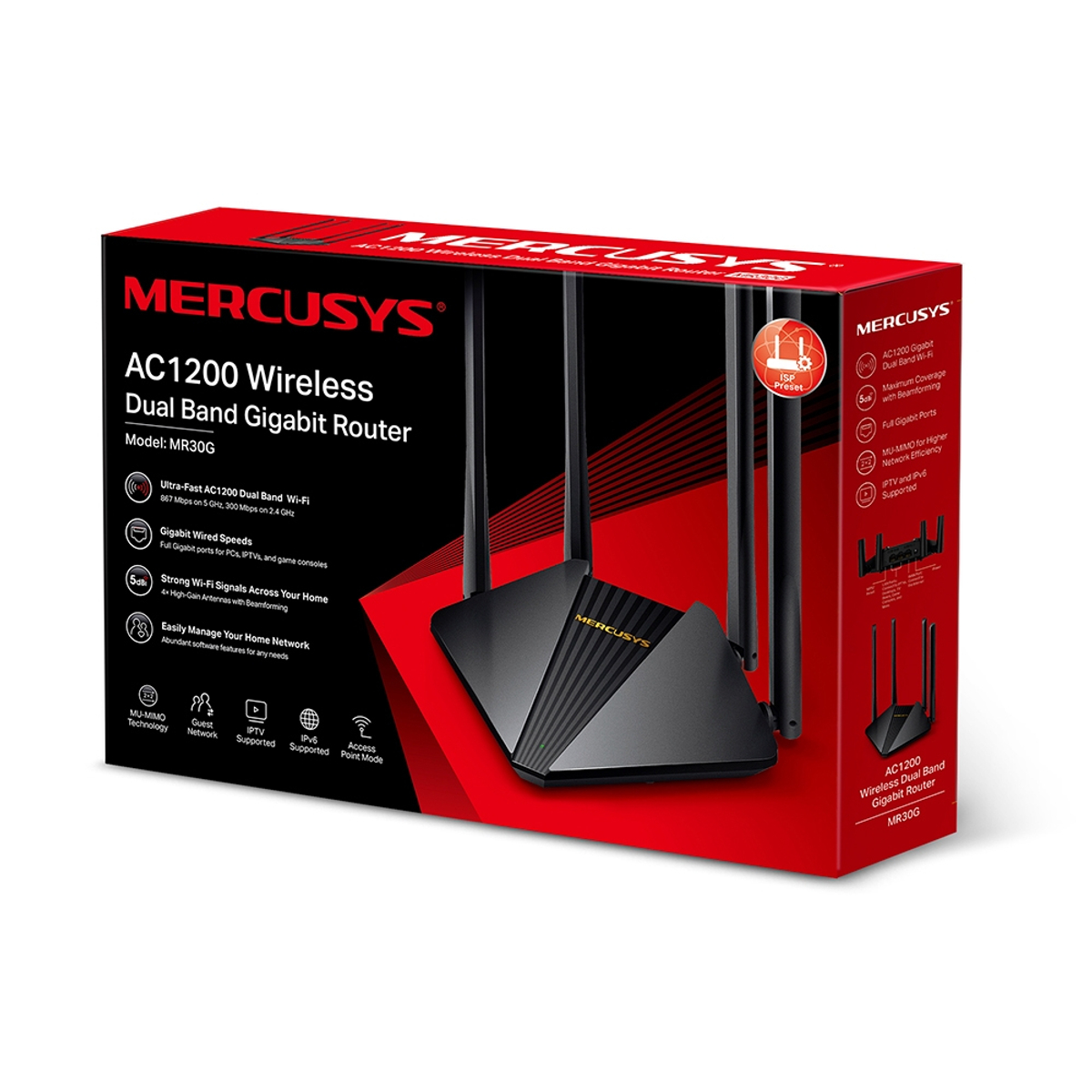 AC1200 Wireless Dual Band Gigabit Router