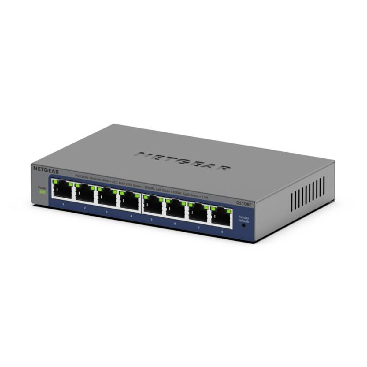 8PT Gigabit Plus Switch (GS108E)