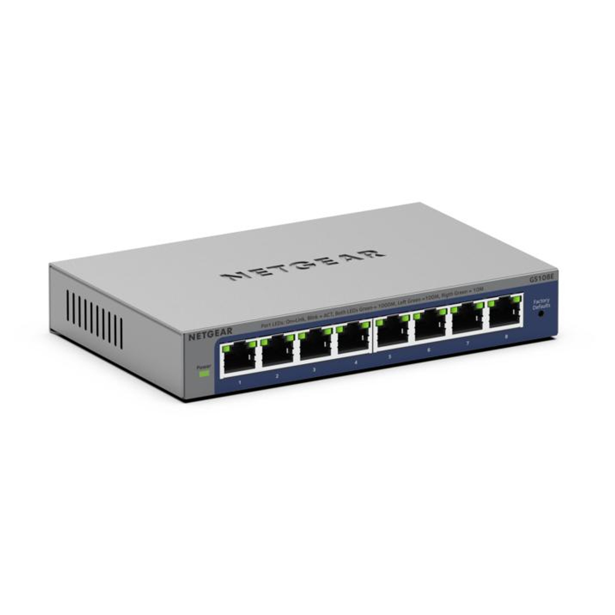 8PT Gigabit Plus Switch (GS108E)