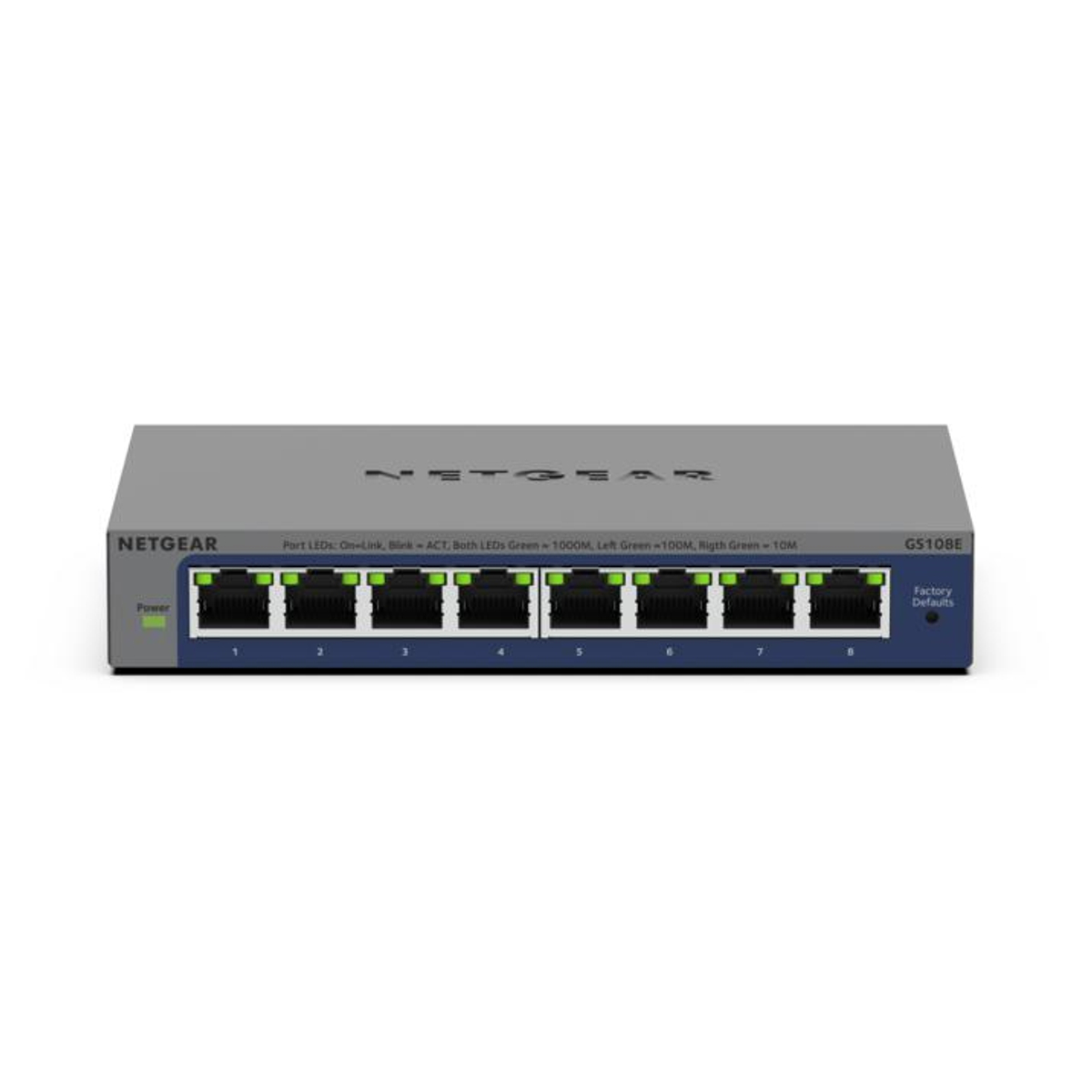 8PT Gigabit Plus Switch (GS108E)