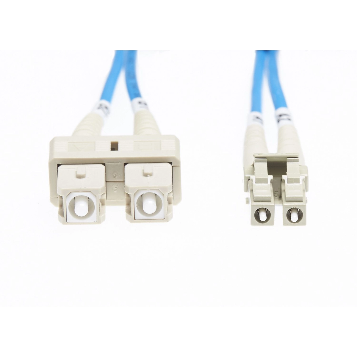 5m LC-SC OM1 Multimode Fibre Optic Duple