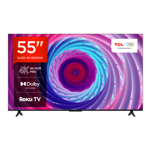 TCL, Roku TV Smart 4K Ultra HD HDR QLED 50"TV