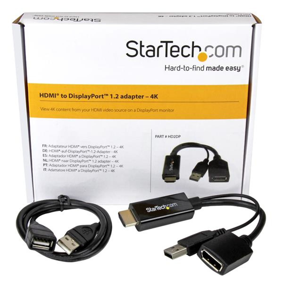 HDMI to DisplayPort Converter - 4K