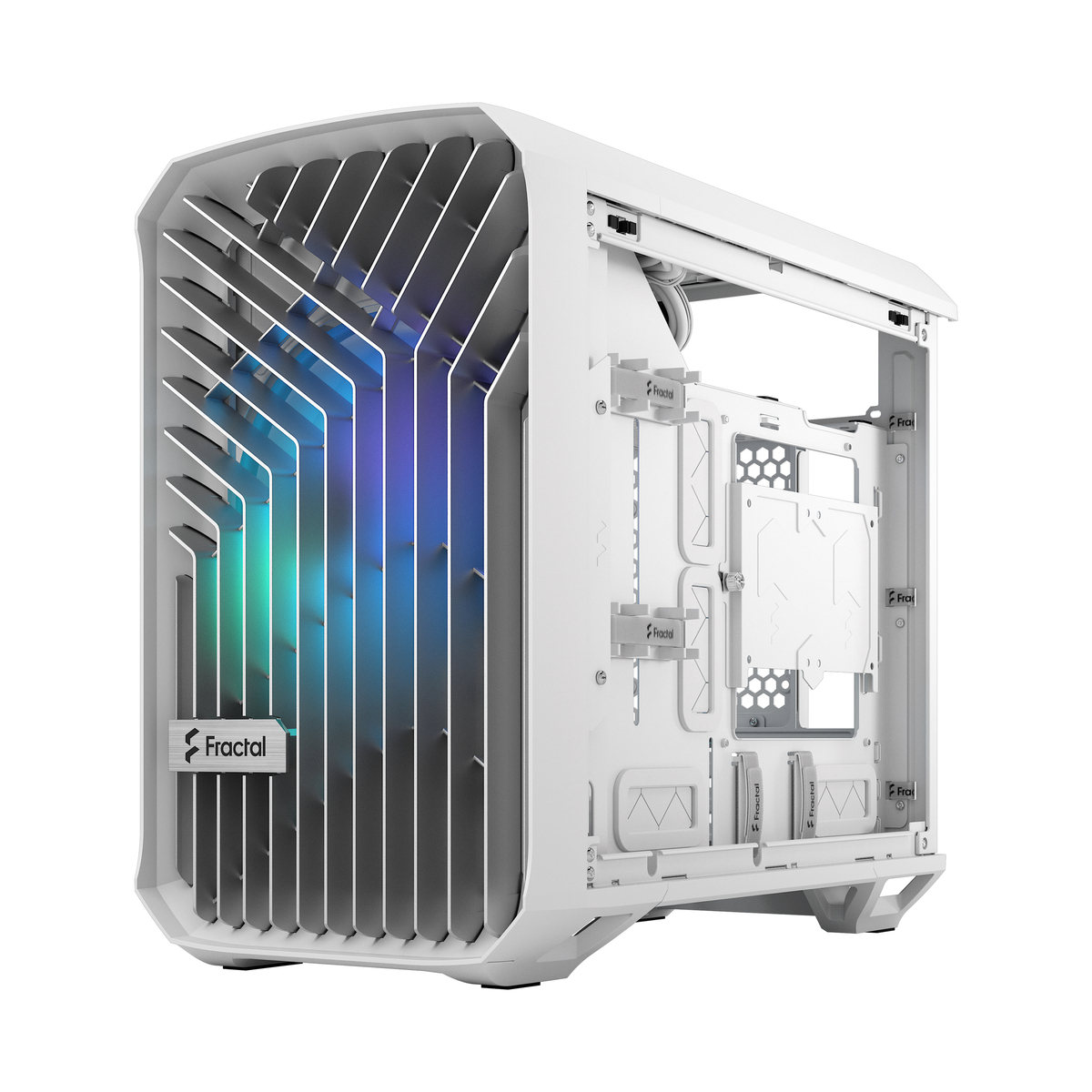 CASE ATX Torrent Nano White Clear Tint