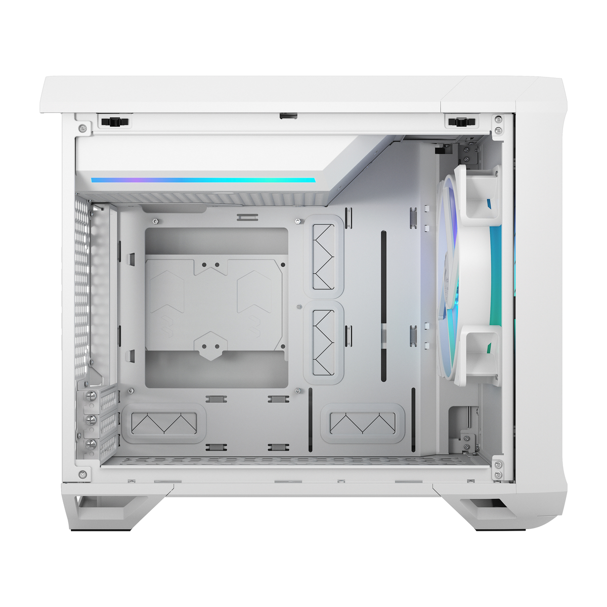 CASE ATX Torrent Nano White Clear Tint