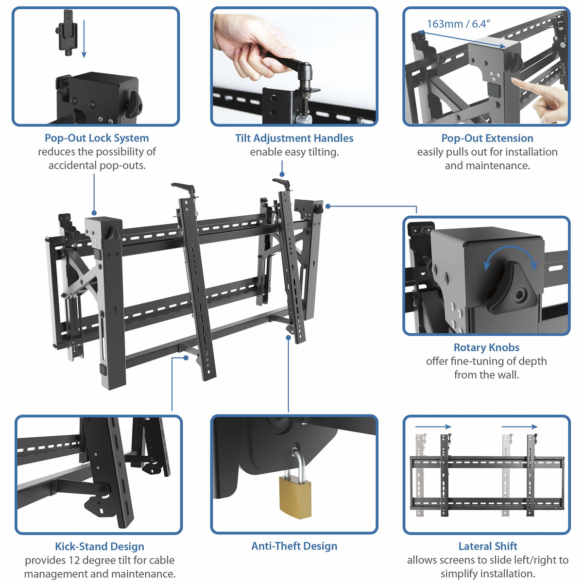 Video Wall Mount - For 45-70 Displays