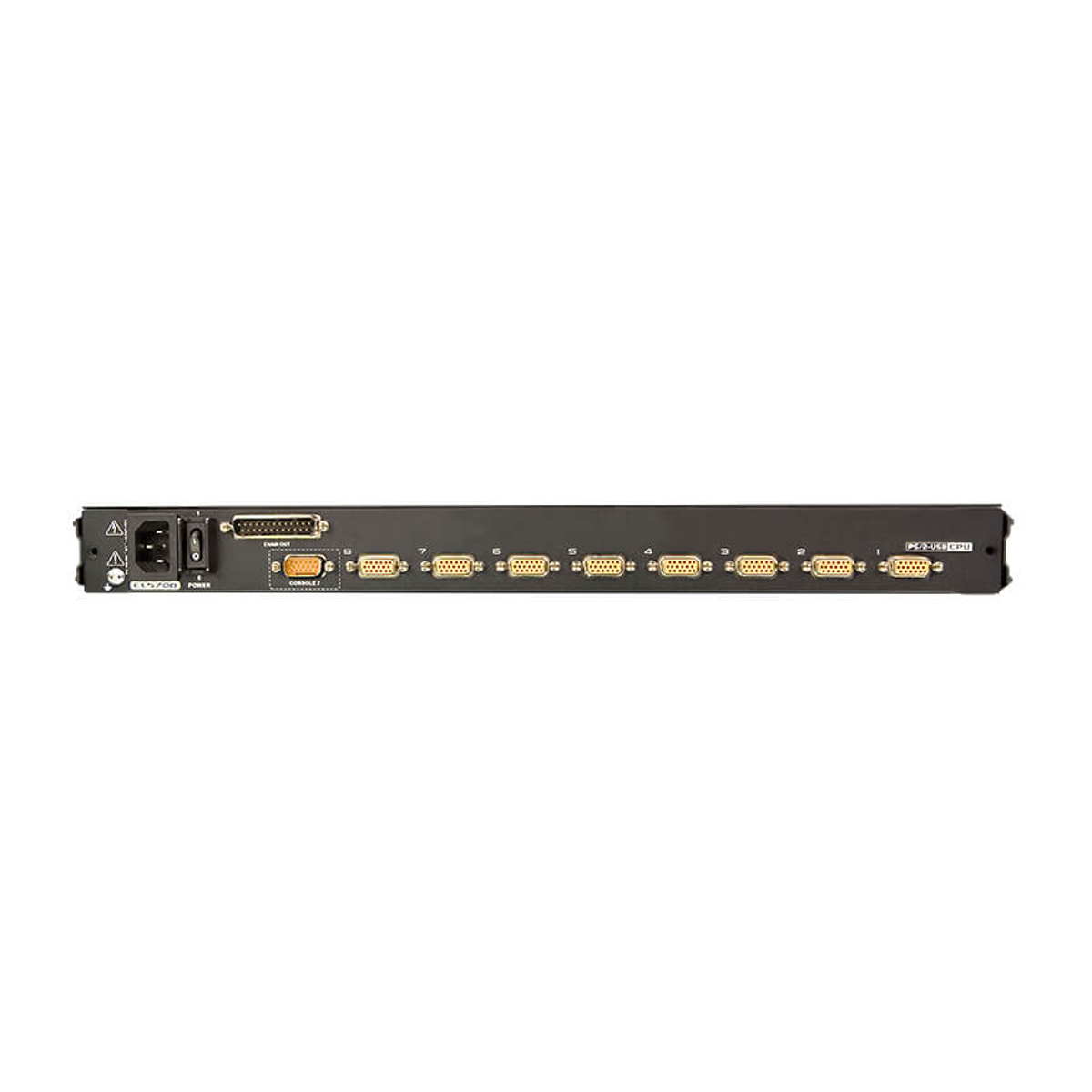 8xCombo 1U Slideway 17 LCD KVMP Switch