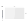 Smart Infrared Panel Heater 600w -Glass