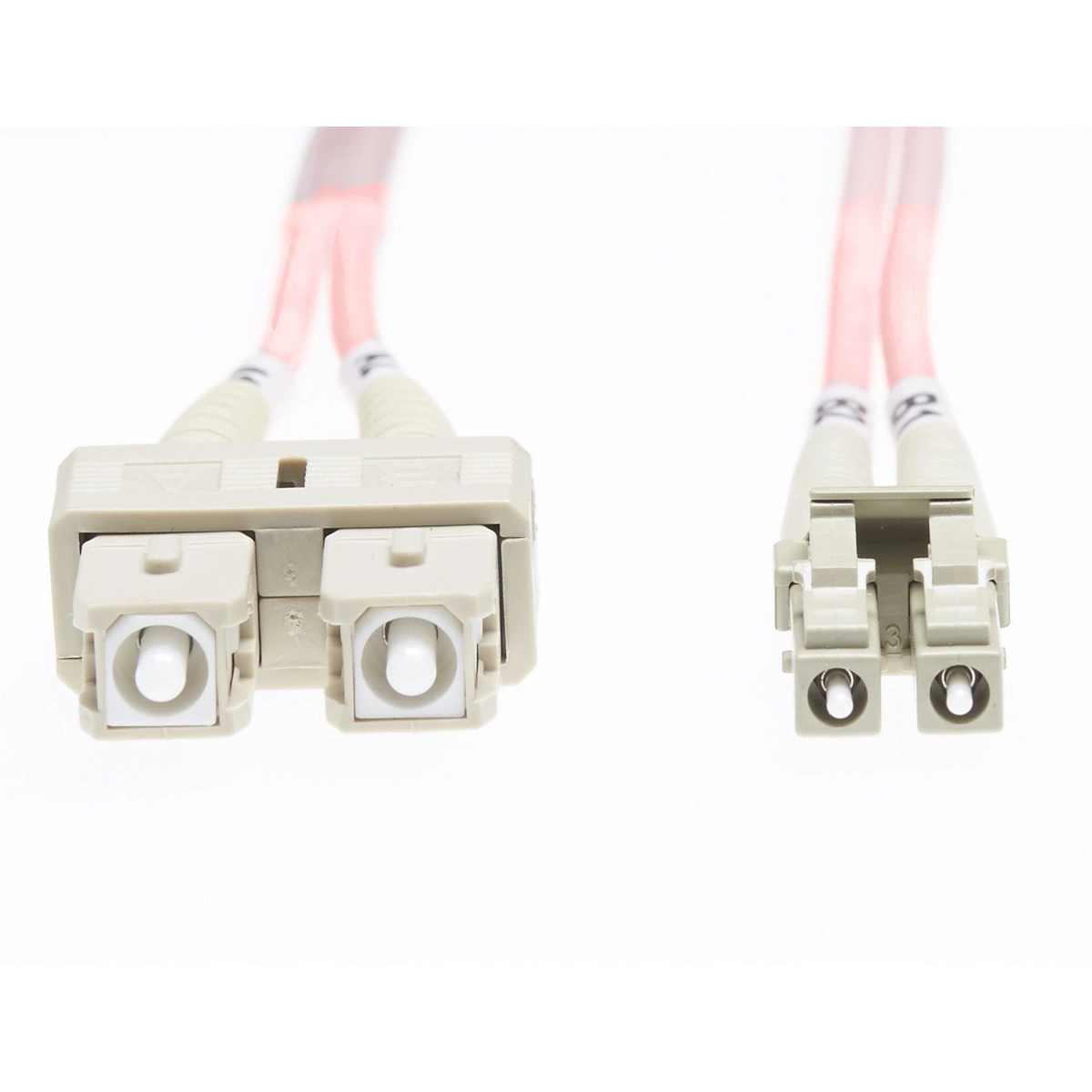 1m LC-SC OM1 Multimode Fibre Optic Duple