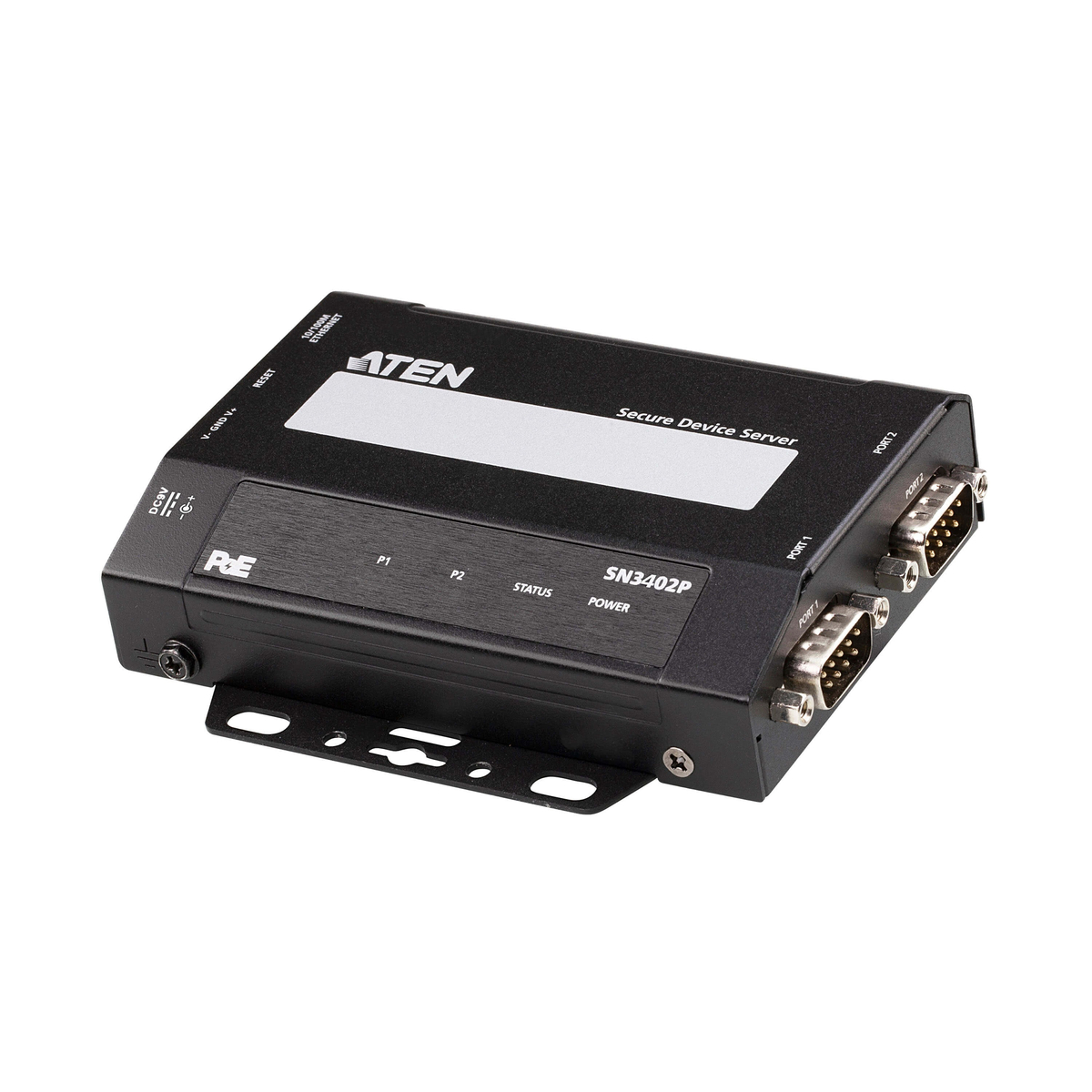 2-Port POE RS-232/422/485 Secure