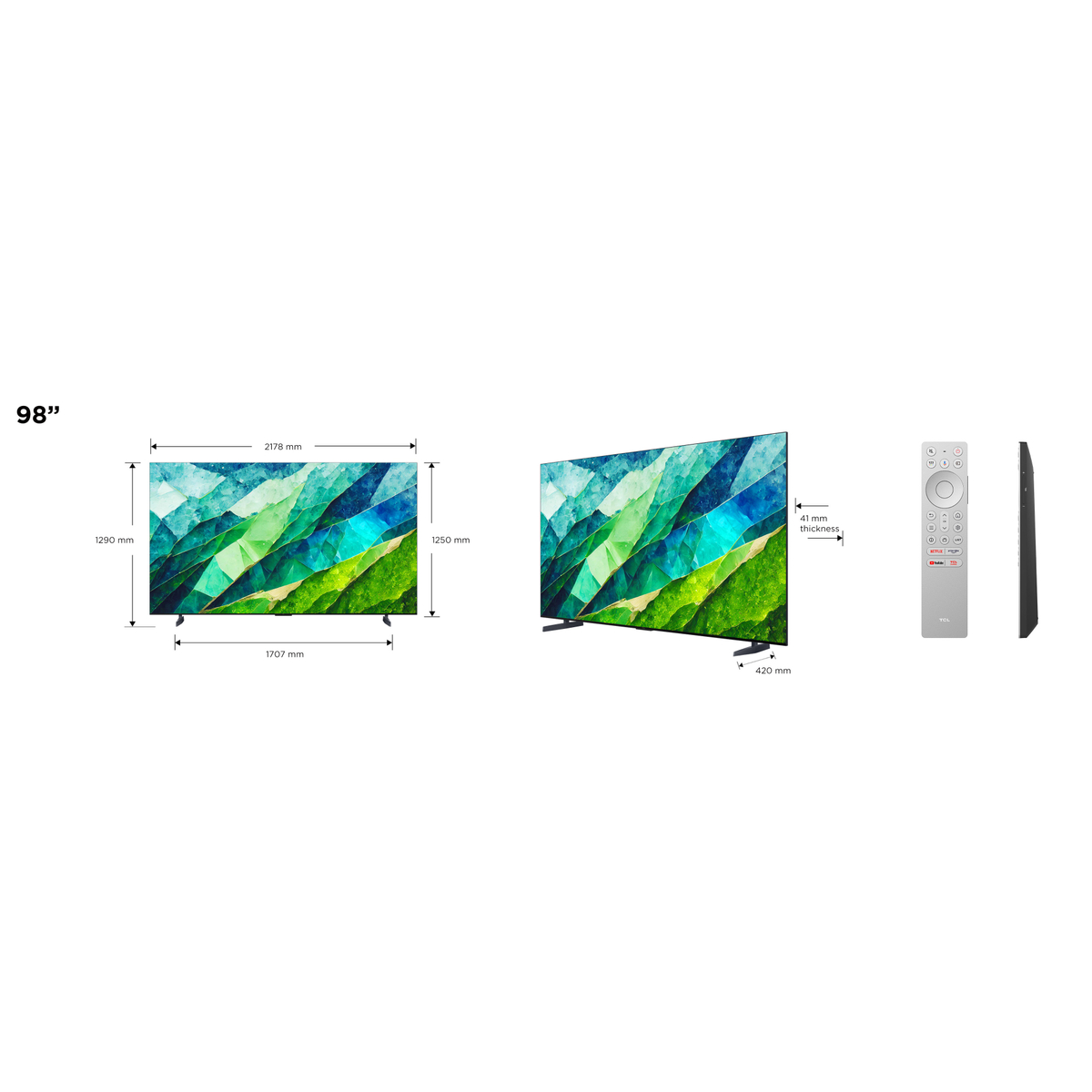 C855K 4K 144HZ QD-Mini LED TV