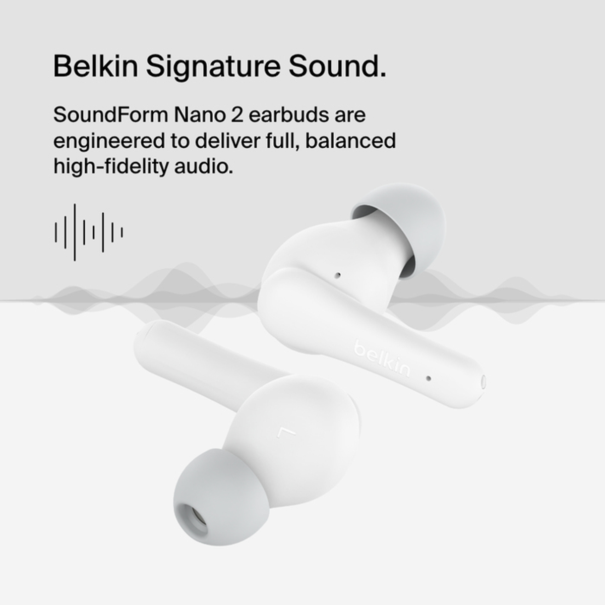 SoundForm Nano2 Wireless Earbud White