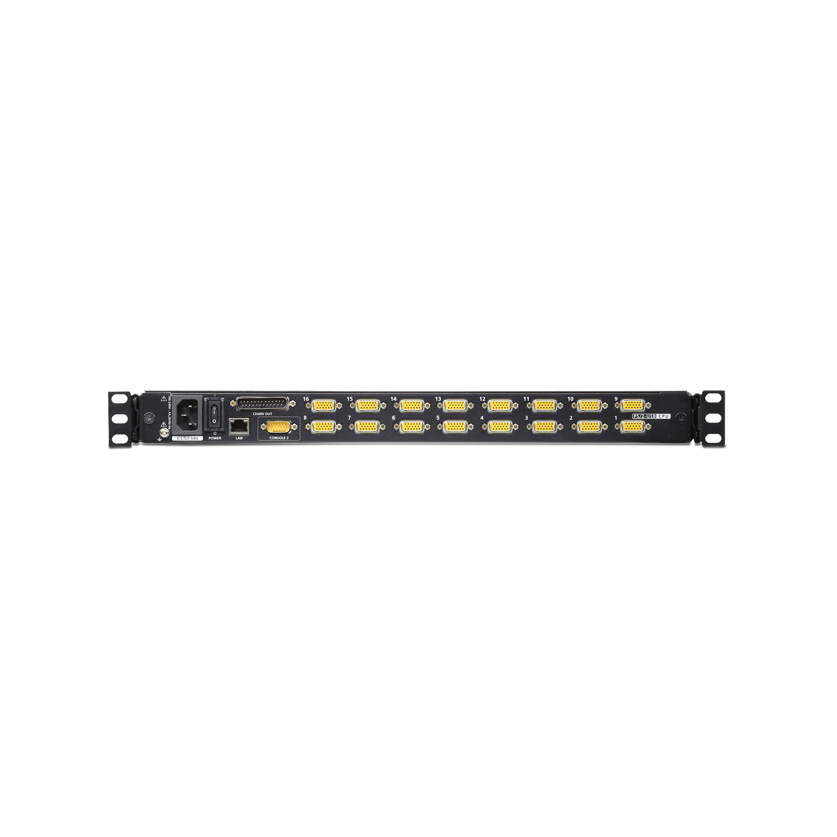 16 port Combo(PS/2 & USB)1U17LCDKVMP
