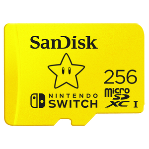 Sandisk, FC 256GB Nintendo CL10 UHS-1 Micro-SD XC