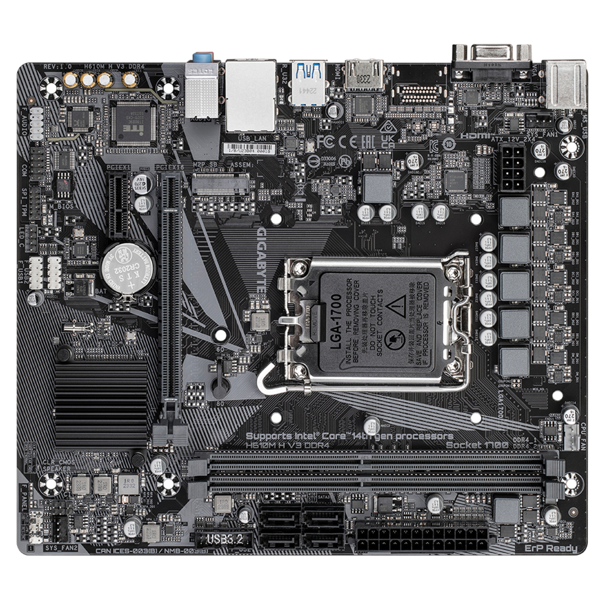 MB INT LGA1700 H610M H V3 D4 MATX