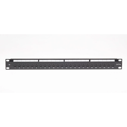 4C Cat 5E RJ45 24 Port Patch Panel - U