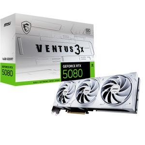 MSI, GPU NV 5080 VENTUS 3XOC 16G GDDR7 WHTFan