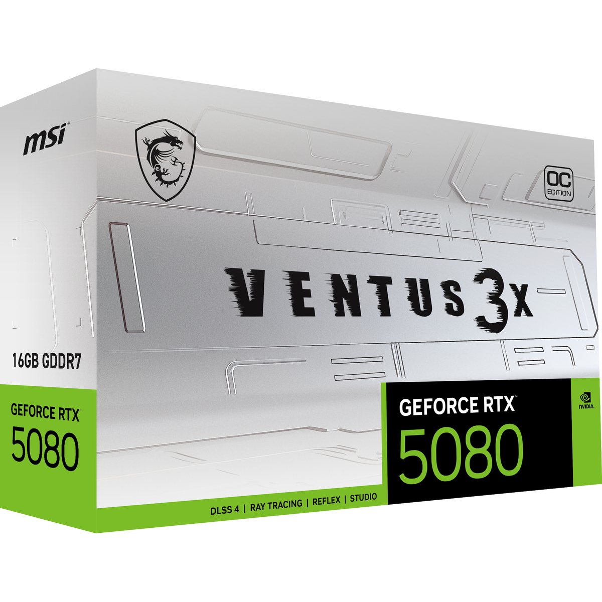 GPU NV 5080 VENTUS 3XOC 16G GDDR7 WHTFan