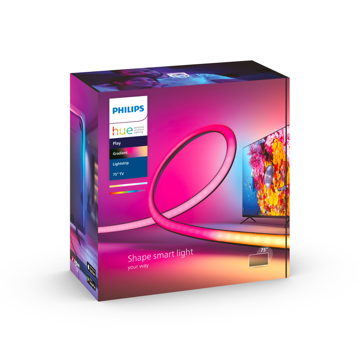 Hue Gradient Lightstrip TV 75