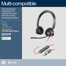 Poly BW 3320 Stereo -M USB-C HS +USB-C/A