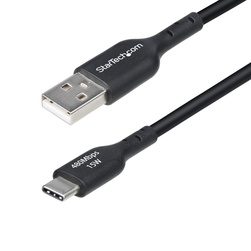 2m (6ft) USB-A to USB-C Charging Cable