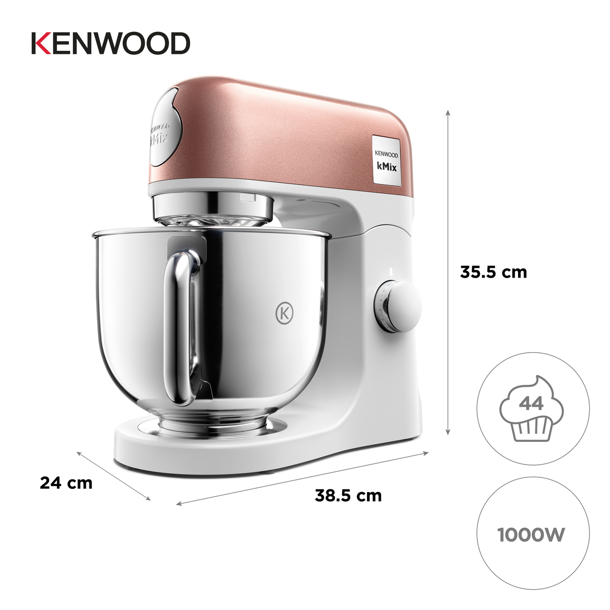 Kmix Metallics Apricot Pink