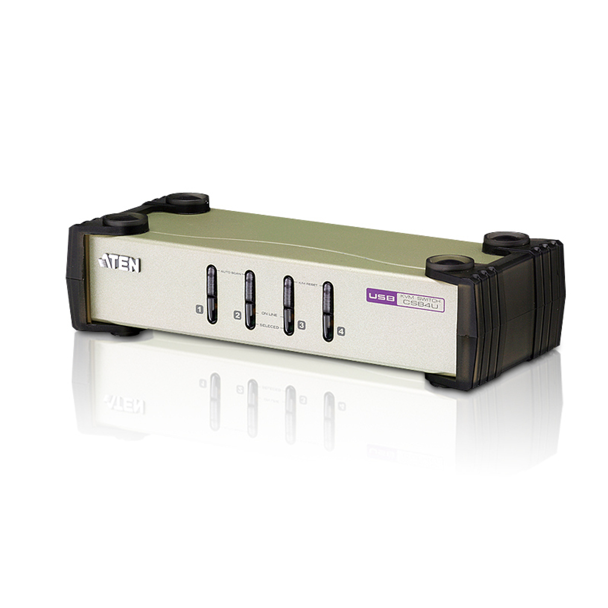 4xDesk-p PS/2 & USB KVM Switch 2 KVM Cbl