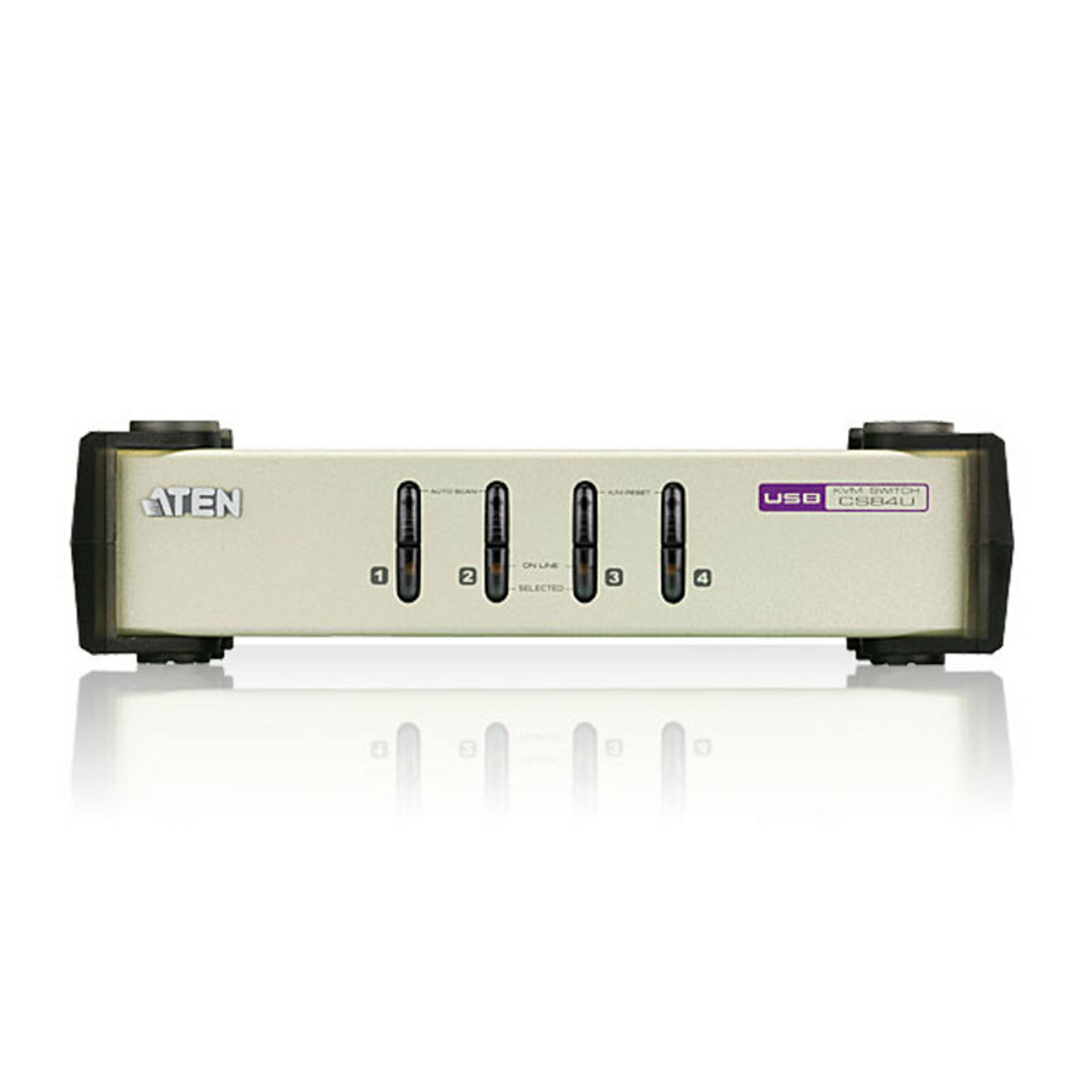 4xDesk-p PS/2 & USB KVM Switch 2 KVM Cbl