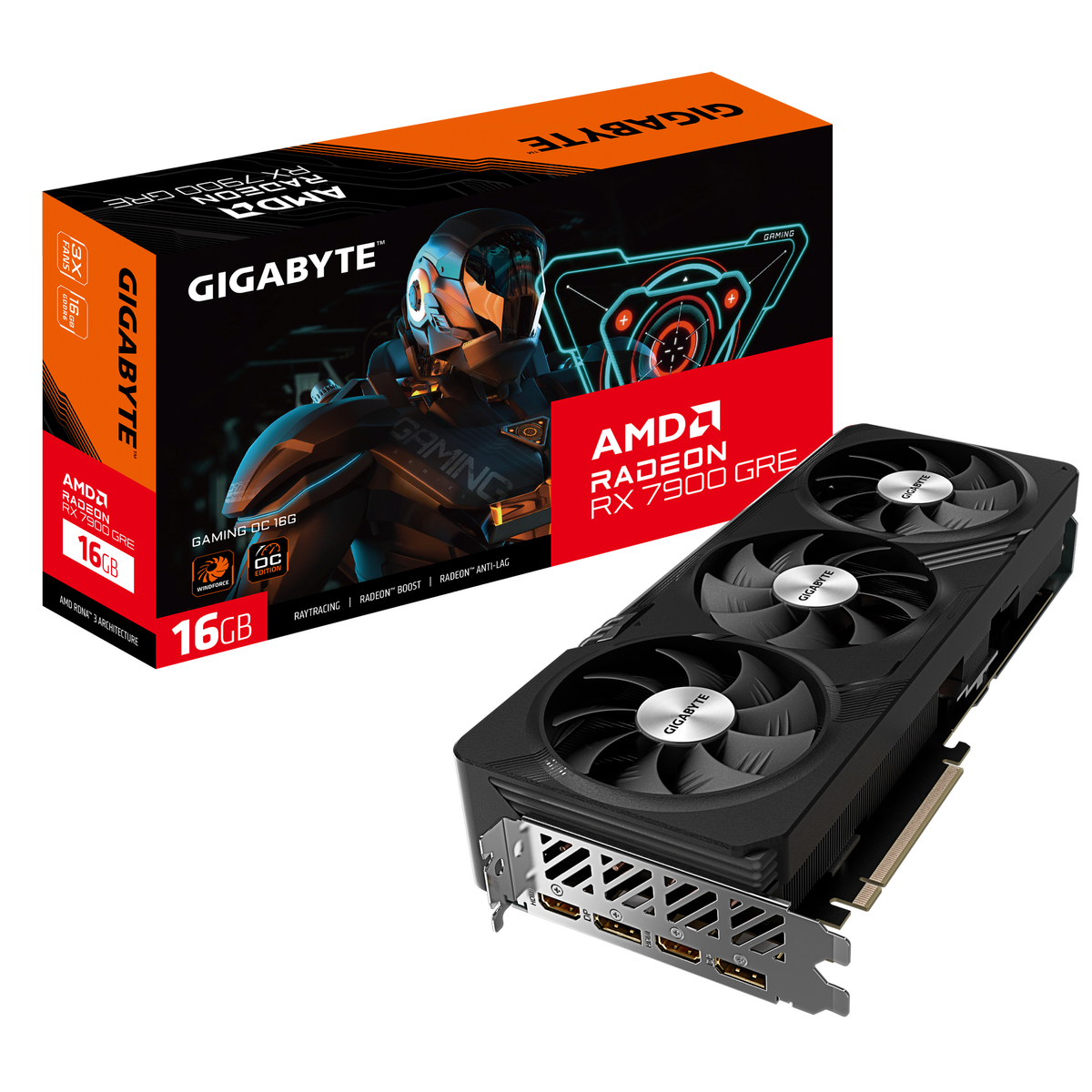 GPU AMD RX7900 GRE Gaming OC 16G Fan