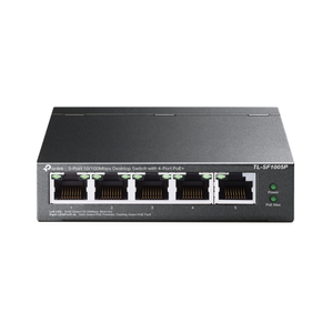 TP-Link, 5-P 10/100Mbps Desktop Switch w/ 4P PoE