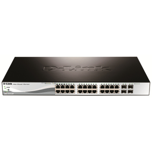 D-Link, 24X1G Poe Switch W/4X4Xrj45/Sfp Ports