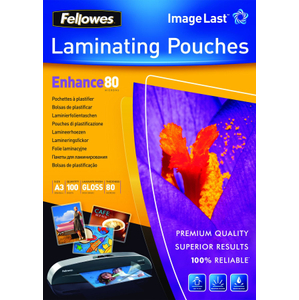 Fellowes, Laminating Pouch A3 2x80 micron (PK100)