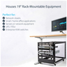 12U Adjustable Open Frame 4 Post Rack