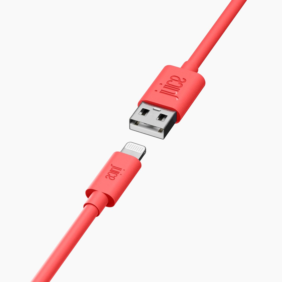 Lightning 1m Coral Cable