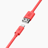 Lightning 1m Coral Cable