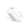 30w Gan Mini USB-C UK Plug - White