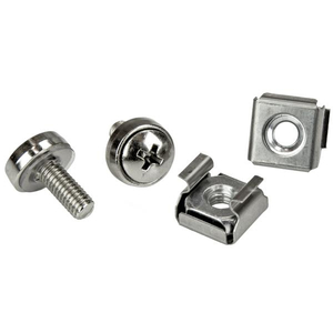 Startech, 100 Pkg M5 Mounting Screws and Cage Nuts