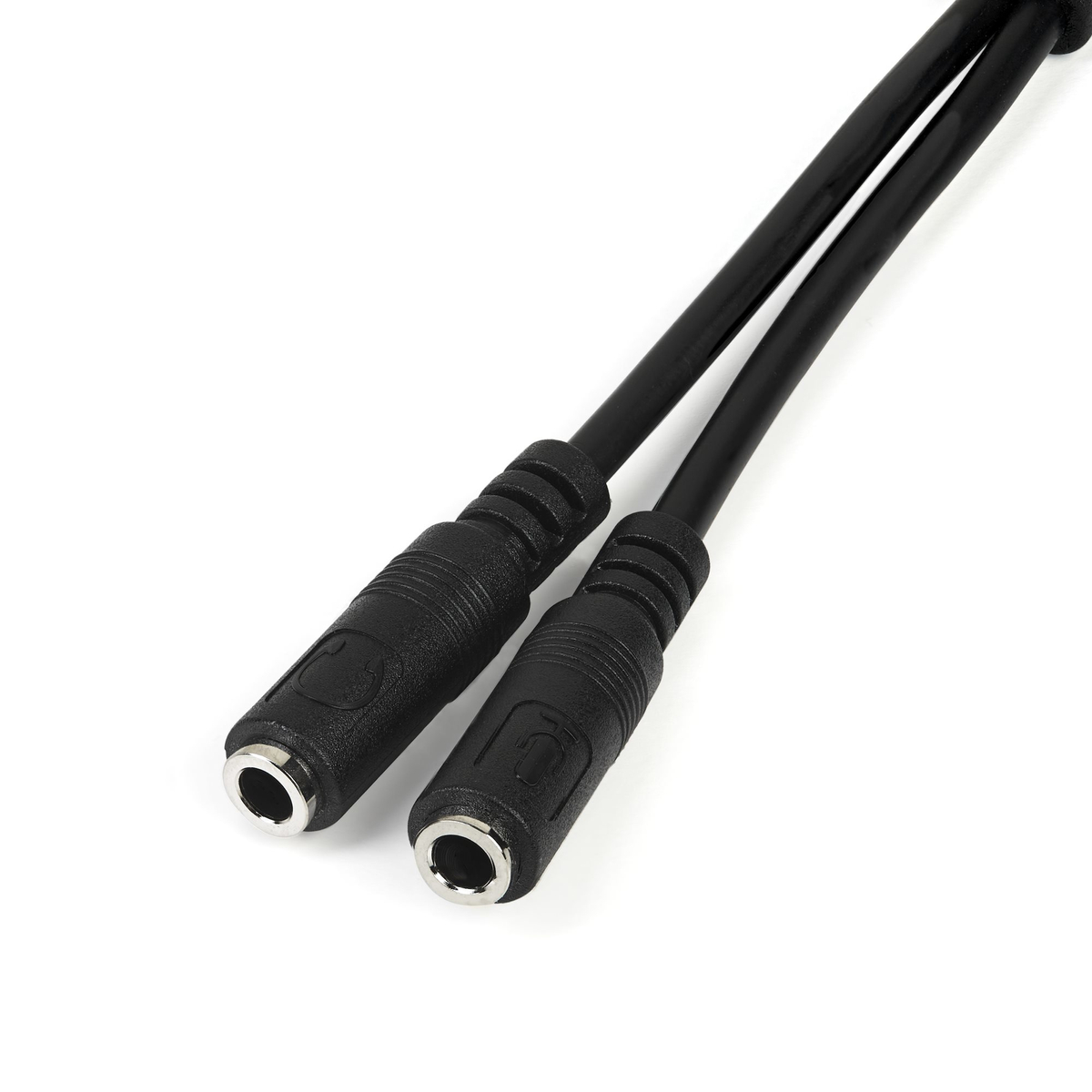 4Pin-2x 3 Pin Headset Splitter Adapter