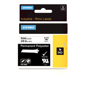 Dymo, Rhino Indust Permanent Polyester 9mmX3m