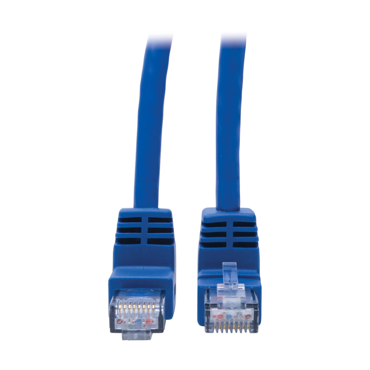 Cat6 Patch Cable Up/Dwn Angle Blue 0.31m