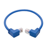 Cat6 Patch Cable Up/Dwn Angle Blue 0.31m