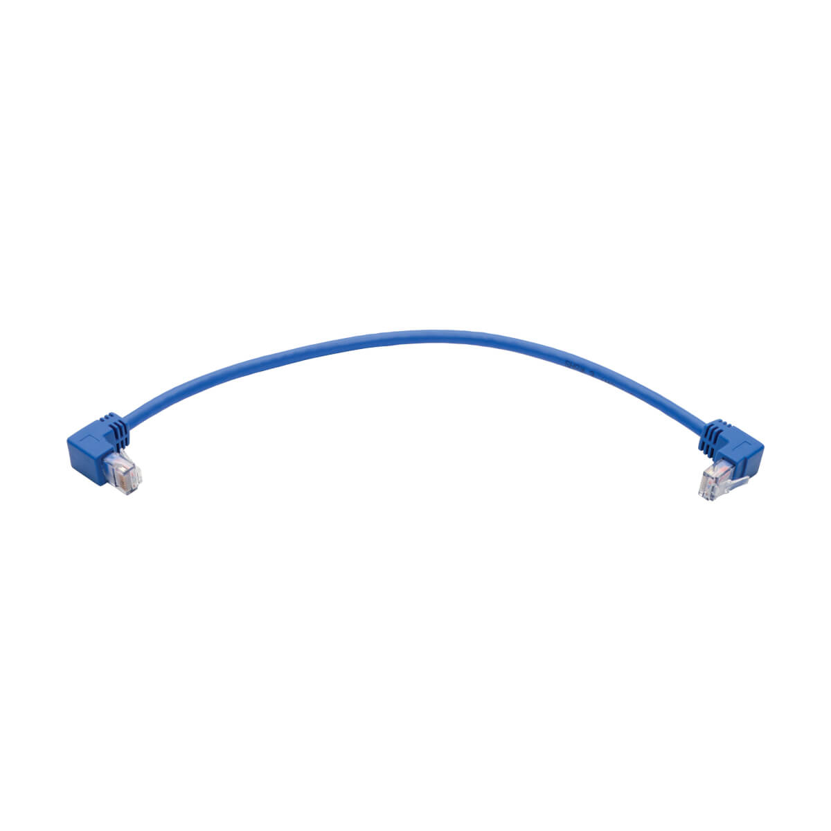 Cat6 Patch Cable Up/Dwn Angle Blue 0.31m