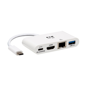 Tripp Lite, USB-C HDMI ADAPTER 4K W/HUB CHARGING GBE
