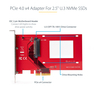 U.3 to PCIe Adapter Card For U.3 SSDs