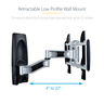 Corner Articulating TV Wall Mount VESA