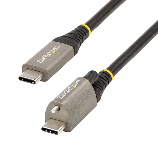 3ft Top Screw Locking USB C Cable 10Gbps