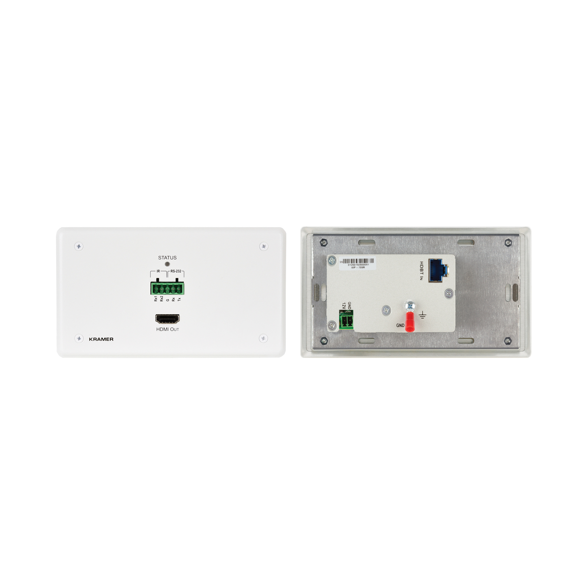 EU & UK Size Wall-Plate Receiver