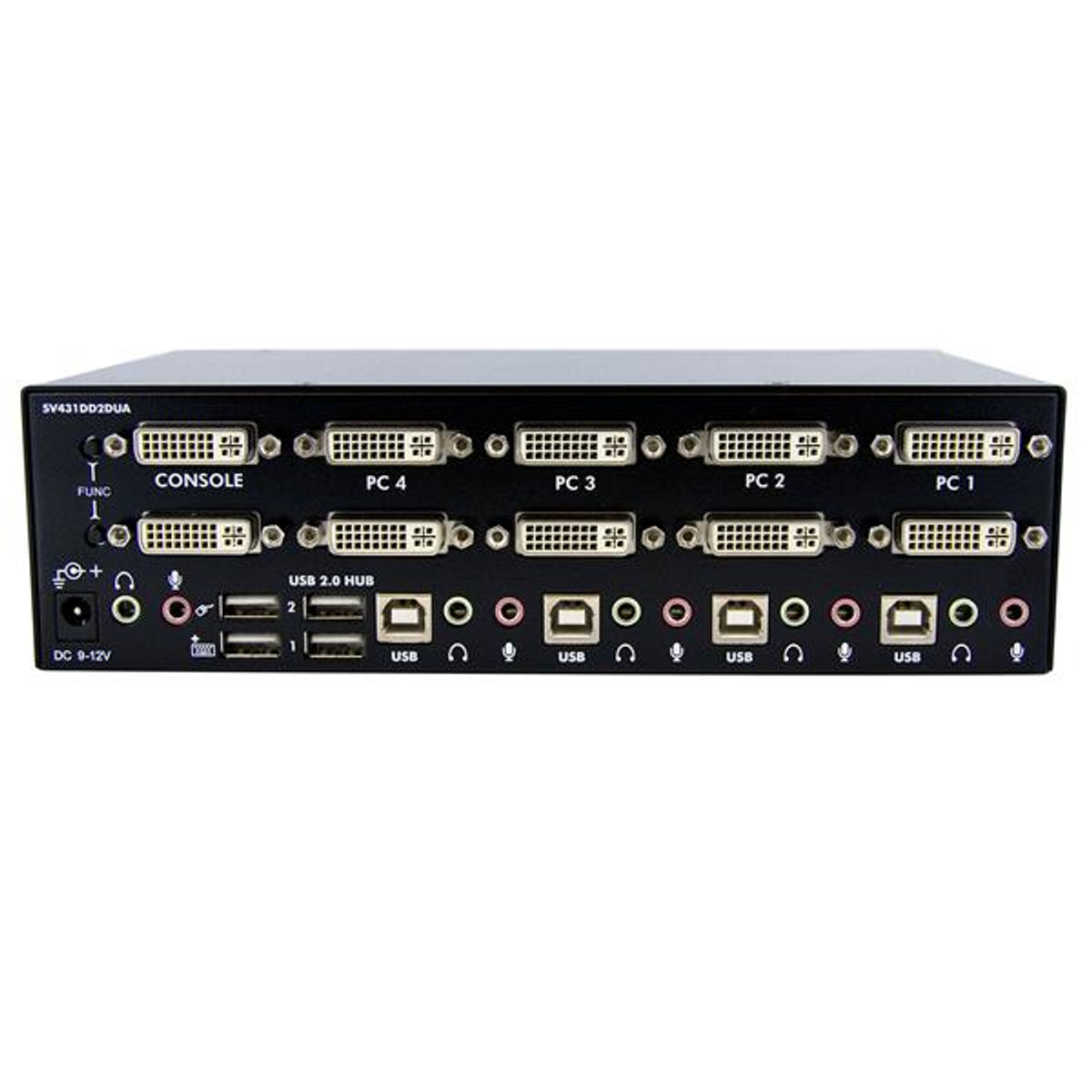 4 Port Dual DVI USB KVM Switch