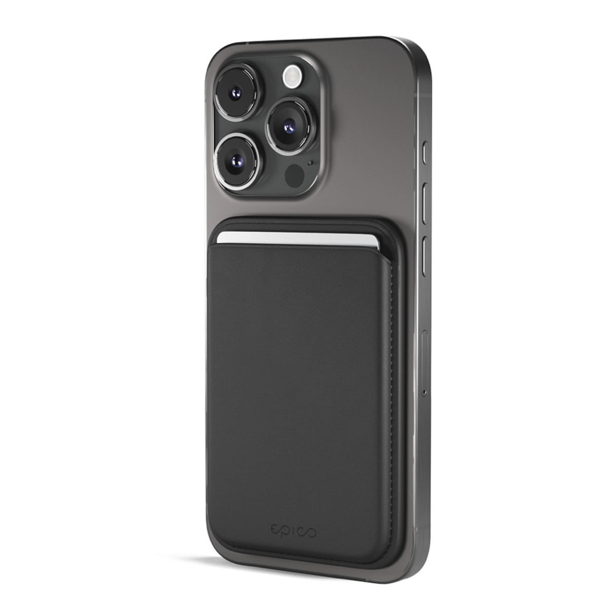Epico Mag+ Leather Wallet - black