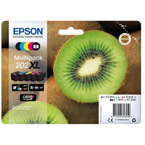 Epson, 202XL Black Photo Colour Ink Multi